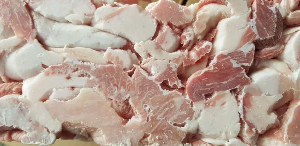 Фотография продукта Мясная обрезь свиная 